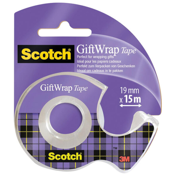 Traka ljepljiva nevidljiva 19mm/15m Scotch Gift Wrap 3M.