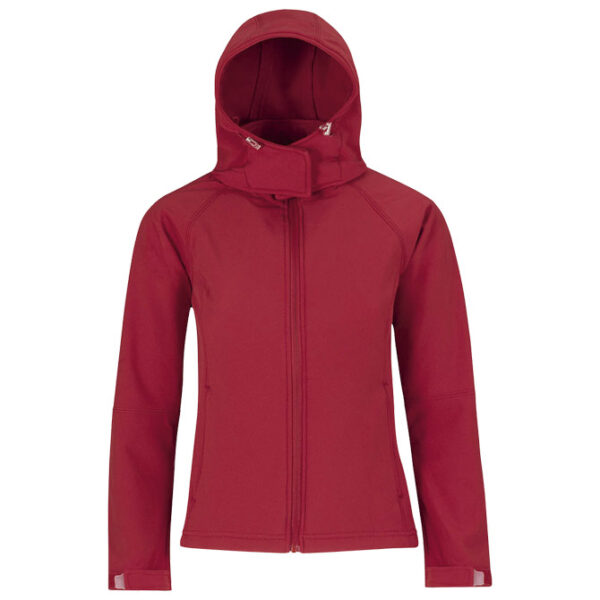 Jakna zip ženska B&C Hooded Softshell