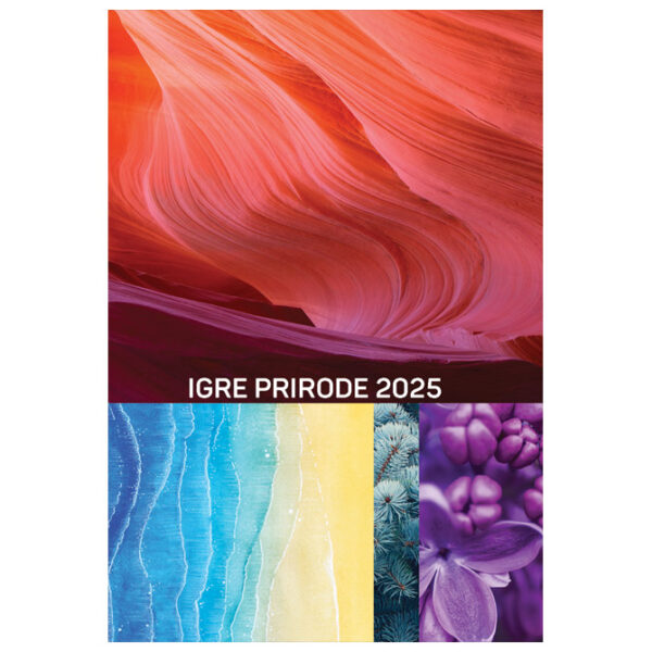 Kalendar “Igre prirode 2025” 13 listova, spirala