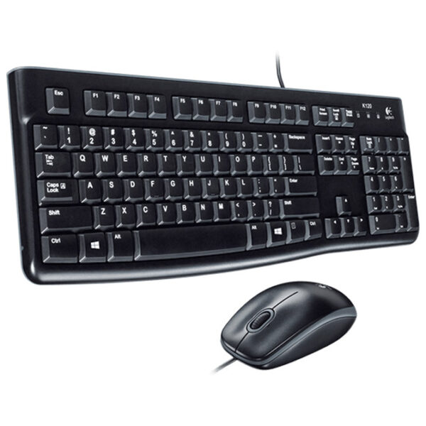 Tipkovnica + Miš MK120 Desktop Logitech crna