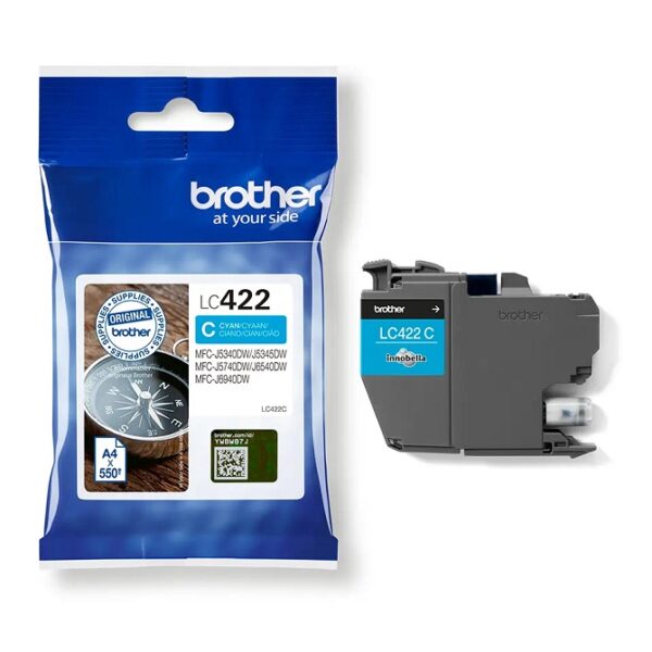 Brother LC422C original plava tinta za BH19M/B