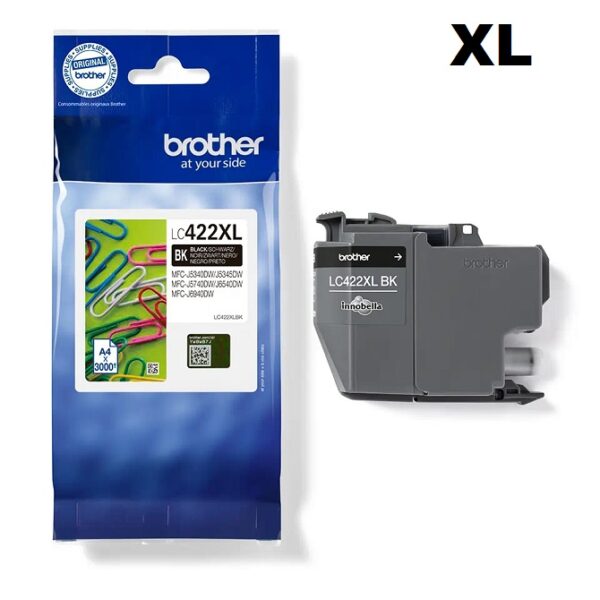 Brother LC422XLBk original crna tinta za BH19M/B