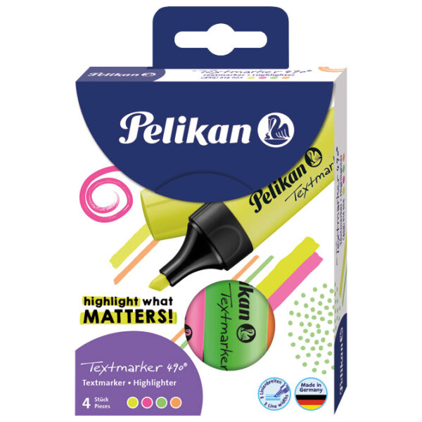 Signir 2-5mm 490 Pelikan 814058 4boje blister